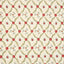 Schumacher Claremont Embroidery Crimson Fabric