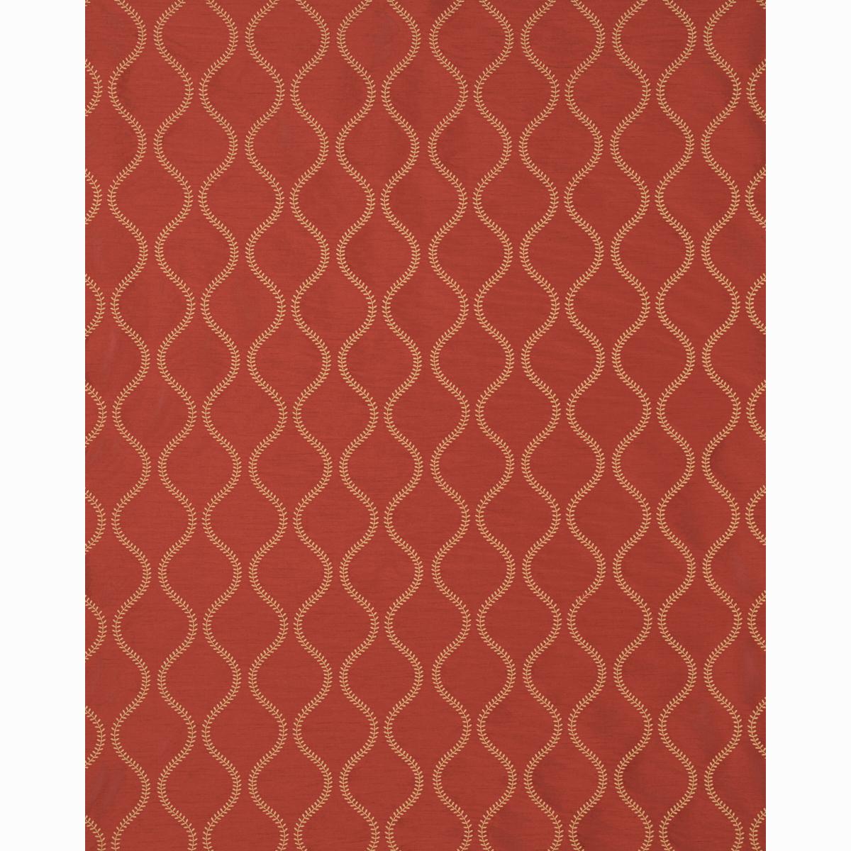 Schumacher Agadir Embroidery Spice Fabric