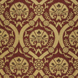 Schumacher Taza Damask Spice Fabric