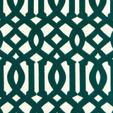 Schumacher Imperial Trellis Velvet Peacock Fabric