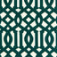 Schumacher Imperial Trellis Velvet Peacock Fabric