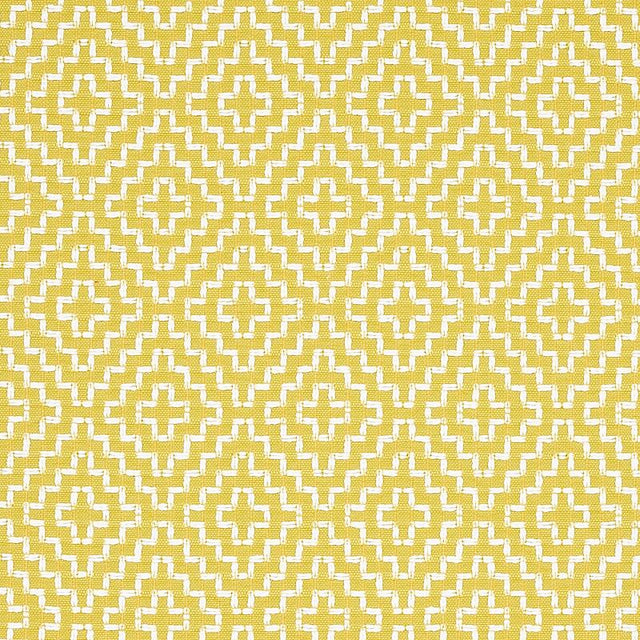 Schumacher Soho Weave Citron Fabric