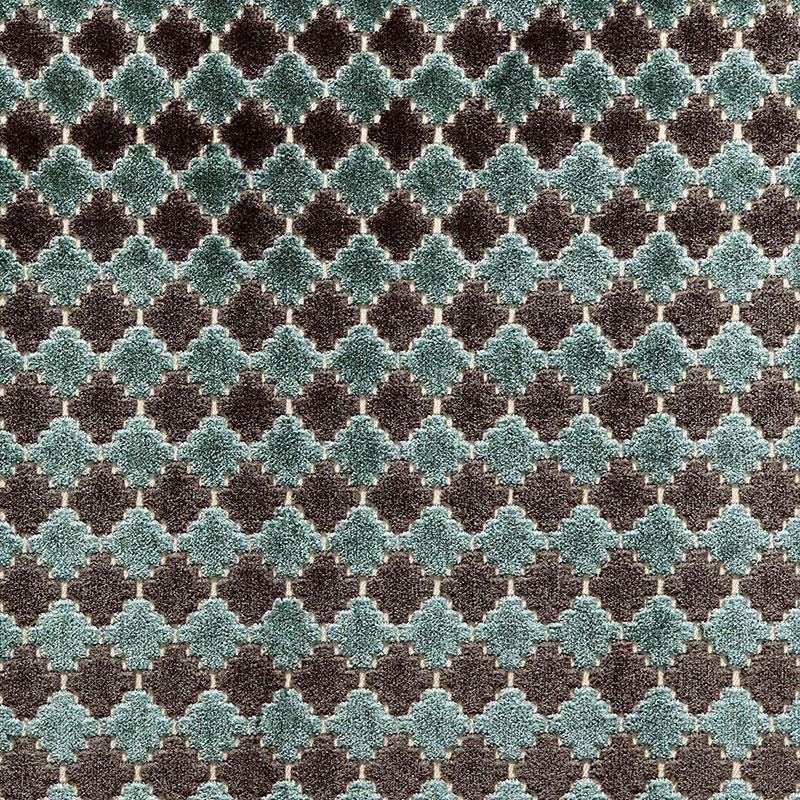 Schumacher Marrakesh Velvet River Fabric