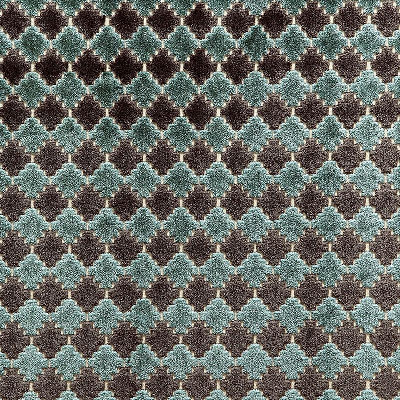 Schumacher Marrakesh Velvet River Fabric