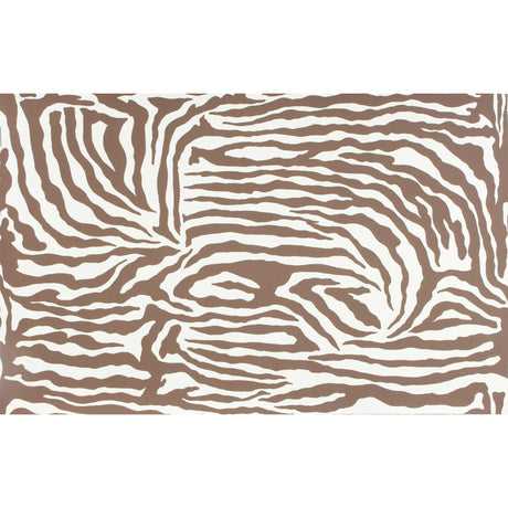 Brunschwig & Fils ASHANTI ON PAPER BROWN ON CREAM Wallpaper