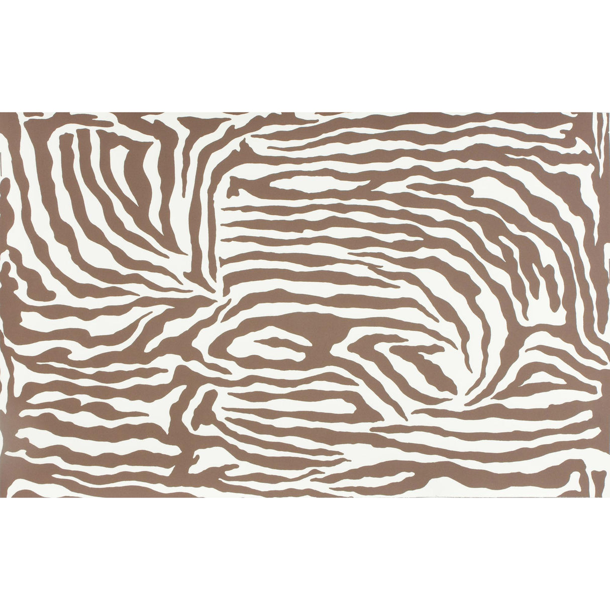 Brunschwig & Fils ASHANTI ON PAPER BROWN ON CREAM Wallpaper