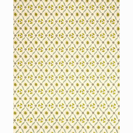Schumacher Claremont Embroidery Chartreuse Fabric
