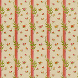 Brunschwig & Fils LES PAMPRES ROSE/MANDARIN Fabric