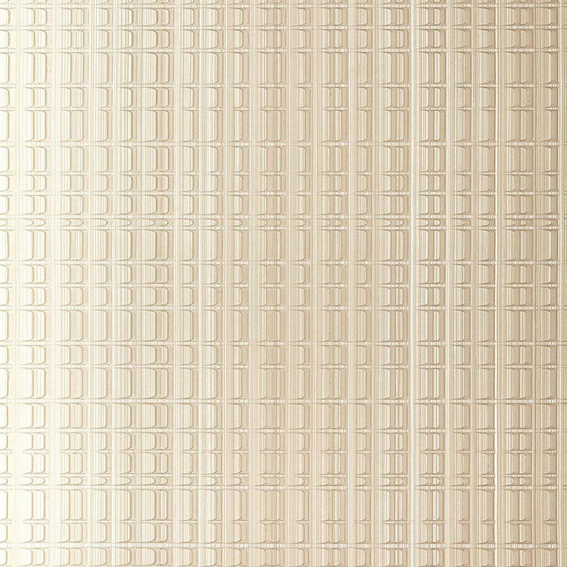 Schumacher Urban Stripe Silvered Taupe Wallpaper