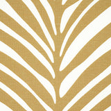 Schumacher Zebra Palm Khaki Fabric