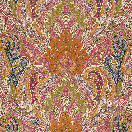 Schumacher Cambay Paisley Print Sandalwood Fabric