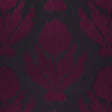 Schumacher Agra Silk Weave Black Plum Fabric