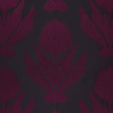 Schumacher Agra Silk Weave Black Plum Fabric