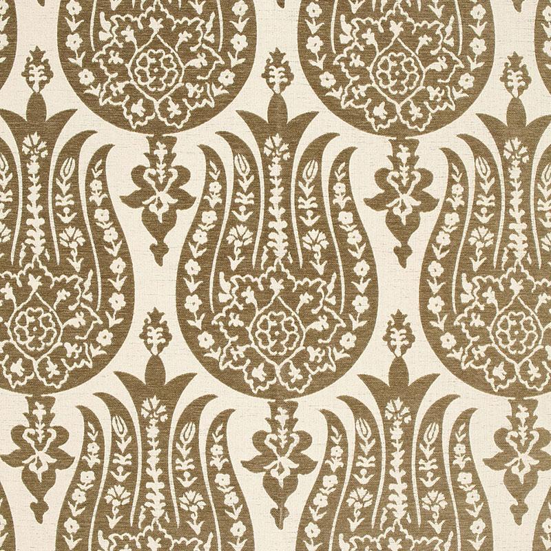 Schumacher Izmir Chenille Mocha Fabric