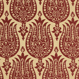 Schumacher Izmir Chenille Red Earth Fabric