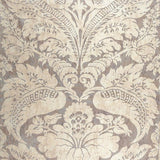 Schumacher Cordwain Damask Amethyst Fabric