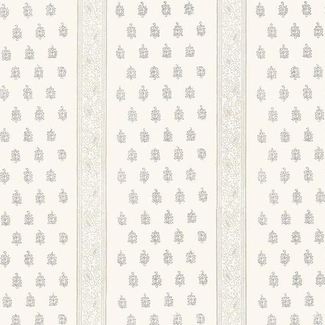 Schumacher Katsura Stripe Oyster Wallpaper