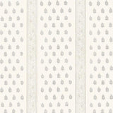 Schumacher Katsura Stripe Oyster Wallpaper