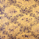 Brunschwig & Fils ON POINT COTTON PRINT BLUE Fabric