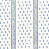 Schumacher Katsura Stripe Delft Wallpaper