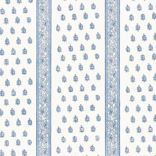Schumacher Katsura Stripe Delft Wallpaper