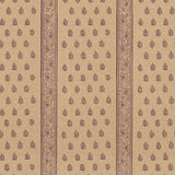 Schumacher Katsura Stripe Aubergine Wallpaper