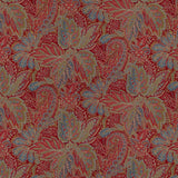Brunschwig & Fils CHANDIGARH COTTON AND LINEN PRINT GARNET Fabric