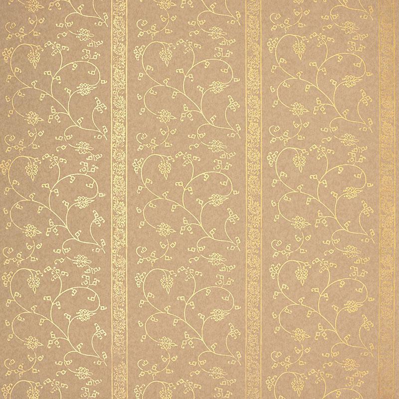 Schumacher Khanpur Vine Gilt Wallpaper