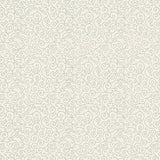 Schumacher Sangar Scroll Water Blue Wallpaper