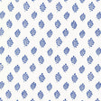 Schumacher Bakara Leaf Delft Wallpaper