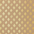Schumacher Bakara Leaf Gilt Wallpaper