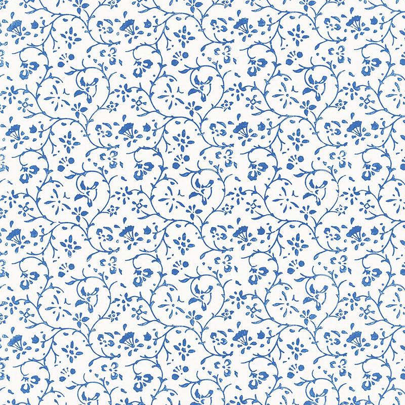 Schumacher Kyara Vine Delft Wallpaper