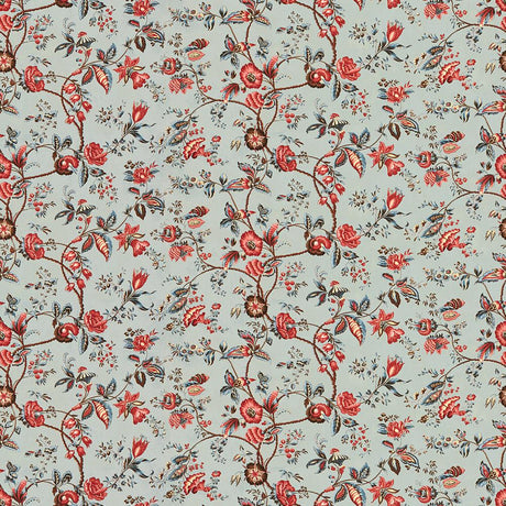 Brunschwig & Fils BOUGAINVILLE COTTON PRINT BLEU Fabric