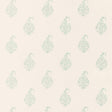 Schumacher Kerala Paisley Water Blue Wallpaper
