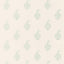 Schumacher Kerala Paisley Water Blue Wallpaper