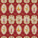 Brunschwig & Fils GEISHA LACQUER RED/PURPLE Fabric