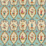 Brunschwig & Fils GEISHA SKY/ROSE Fabric