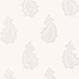 Schumacher Madras Paisley Oyster Wallpaper