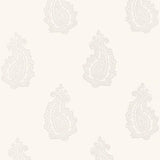 Schumacher Madras Paisley Oyster Wallpaper