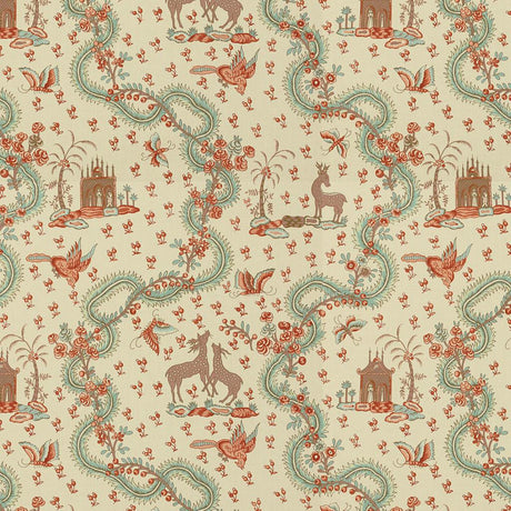 Brunschwig & Fils PONDICHERY TURQUOISE Fabric