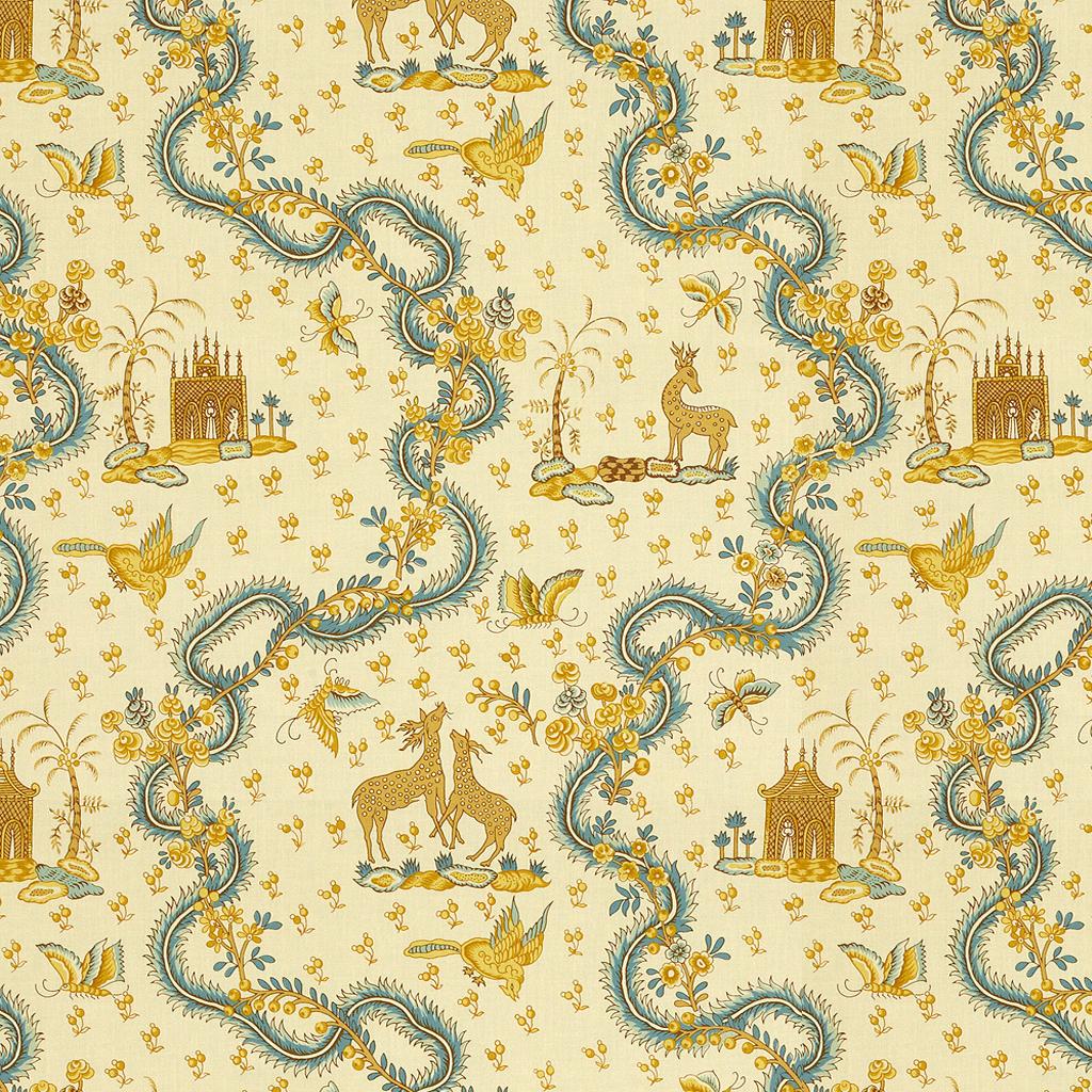 Brunschwig & Fils PONDICHERY AMBRE Fabric