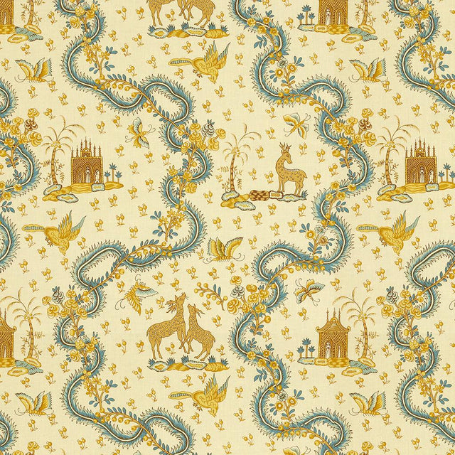 Brunschwig & Fils PONDICHERY AMBRE Fabric