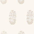 Schumacher Askandra Flower Oyster Wallpaper