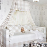 Schumacher Askandra Flower Oyster Wallpaper