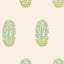 Schumacher Askandra Flower Pear & Water Blue Wallpaper
