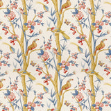 Brunschwig & Fils TOUCANS BERRY/SLATE Fabric