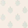 Schumacher Asara Flower Water Blue Wallpaper