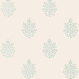 Schumacher Asara Flower Water Blue Wallpaper