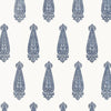 Schumacher Katara Paisley Delft Wallpaper
