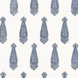 Schumacher Katara Paisley Delft Wallpaper